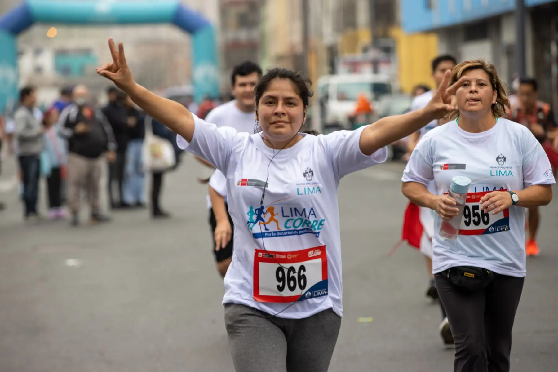 Por el Día Mundial del Donante de Médula Ósea, la Municipalidad de Lima organizó la carrera Lima Corre 6K "Por la Donación de Médula Ósea”. Una carrera con un circuito que recorre por las principales calles de Barrios Altos – Cercado de Lima. Foto: ANDINA/Carla Patiño
