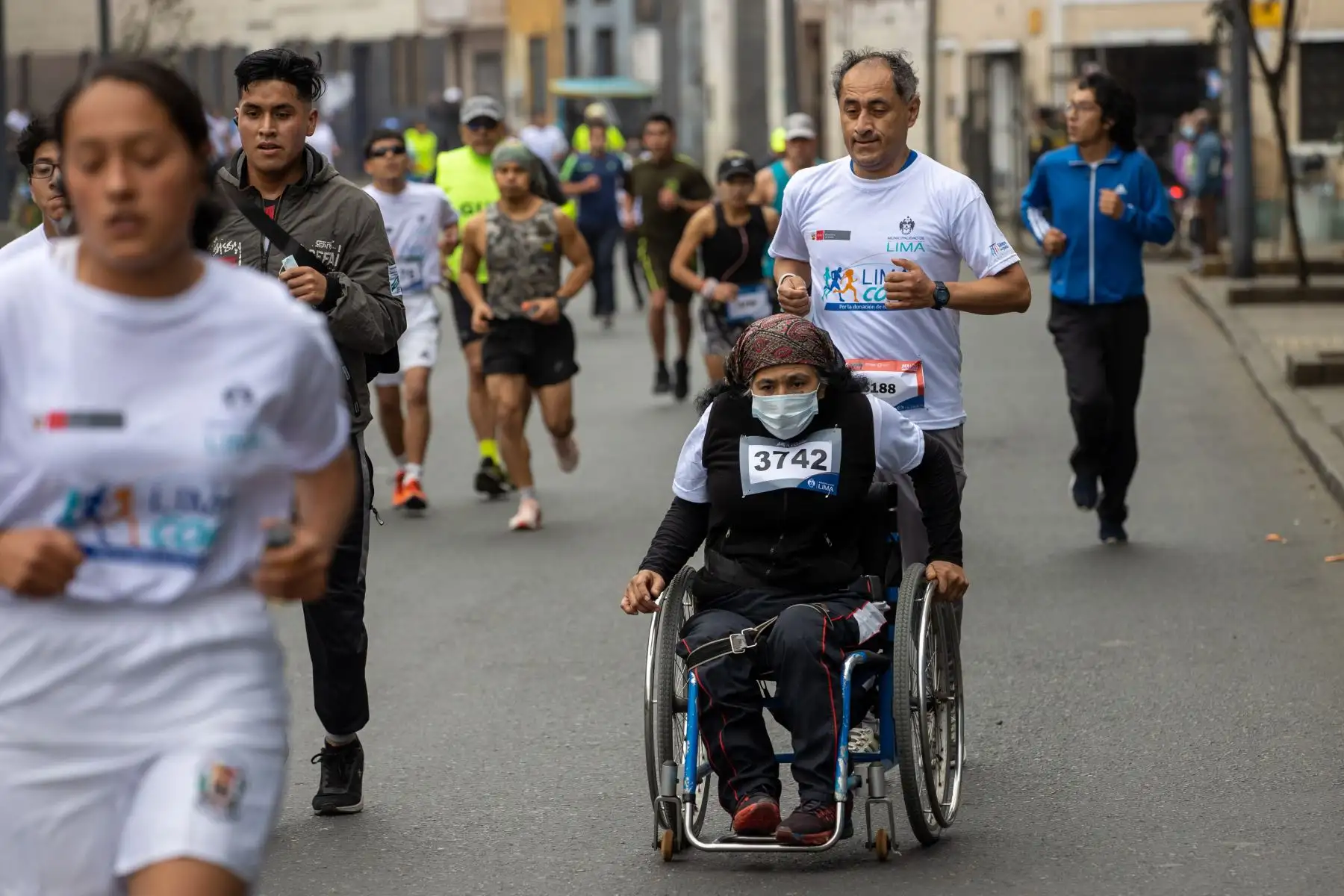 Por el Día Mundial del Donante de Médula Ósea, la Municipalidad de Lima organizó la carrera Lima Corre 6K "Por la Donación de Médula Ósea”. Una carrera con un circuito que recorre por las principales calles de Barrios Altos – Cercado de Lima. Foto: ANDINA/Carla Patiño