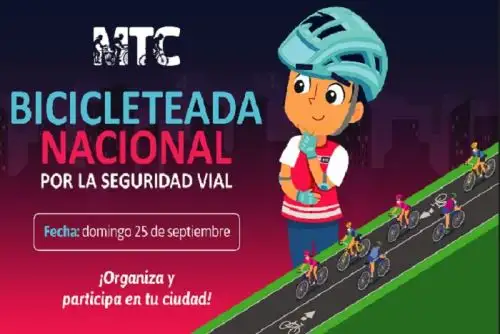 La bicicleteada se iniciará a las 8:30 horas, en simultáneo, en Lima, San Martín, Loreto, Cusco, Apurímac, La Libertad y otras regiones que se irán sumando.