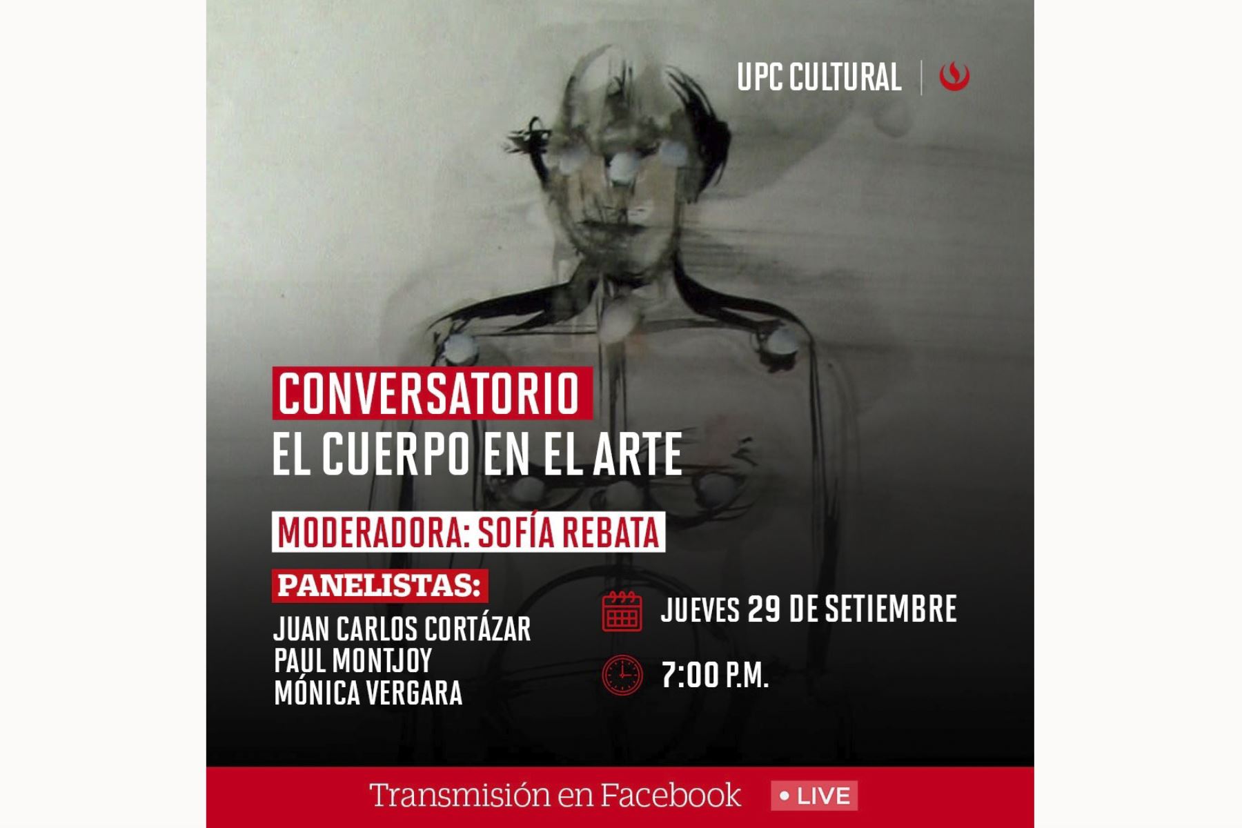 UPC Cultural presentará conversatorio “El cuerpo en el arte” este jueves 29