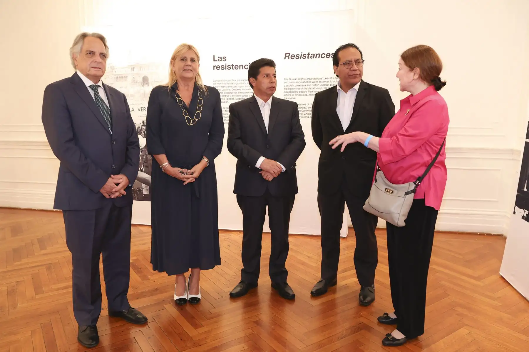 Presidente Pedro Castillo visita la muestra “Nunca Más” – Museo Sitio de Memoria ESMA, Ex Centro Clandestino de Detención, Tortura y Exterminio.Foto: ANDINA/Prensa Presidencia/ Vidal Tarqui Palomino