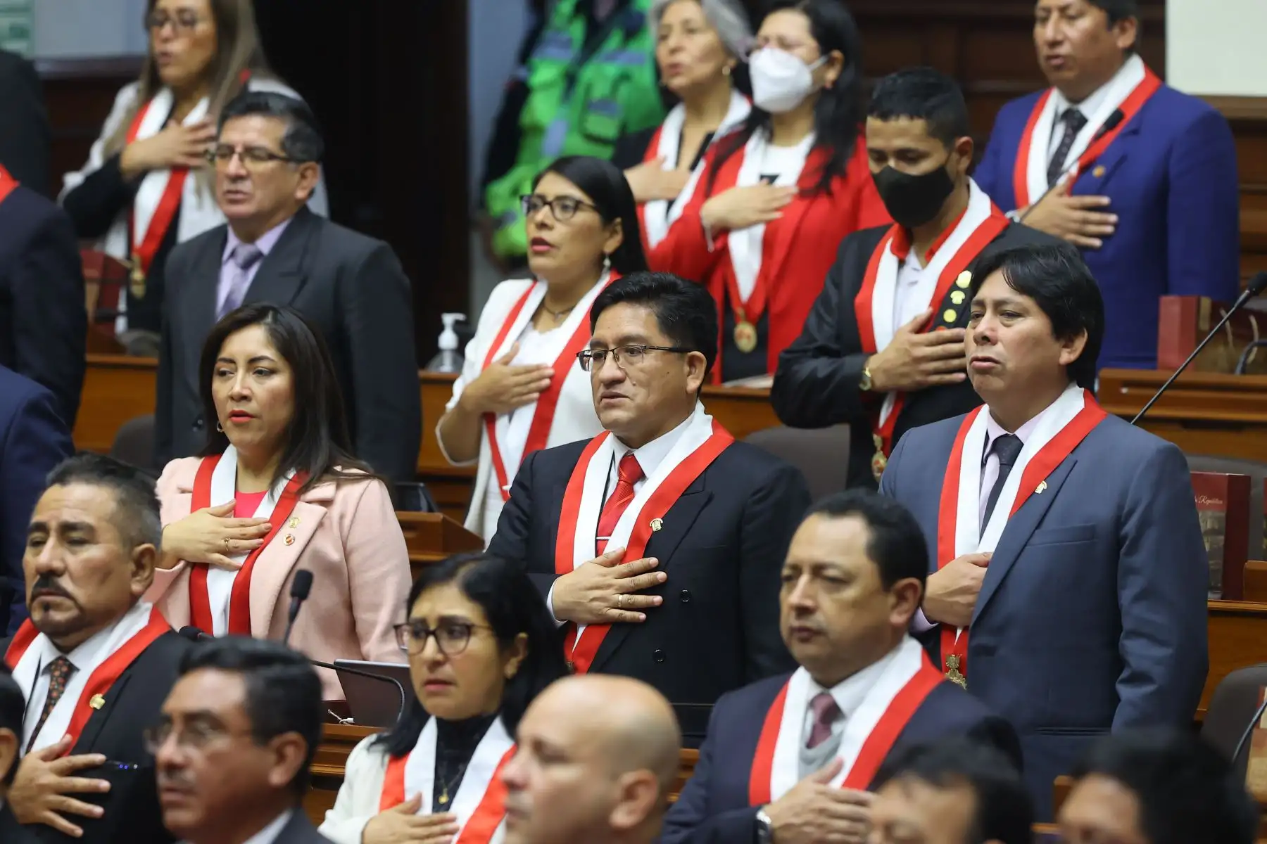 Sesión solemne por el Bicentenario del Congreso de la República. Foto: ANDINA/ Andrés Valle