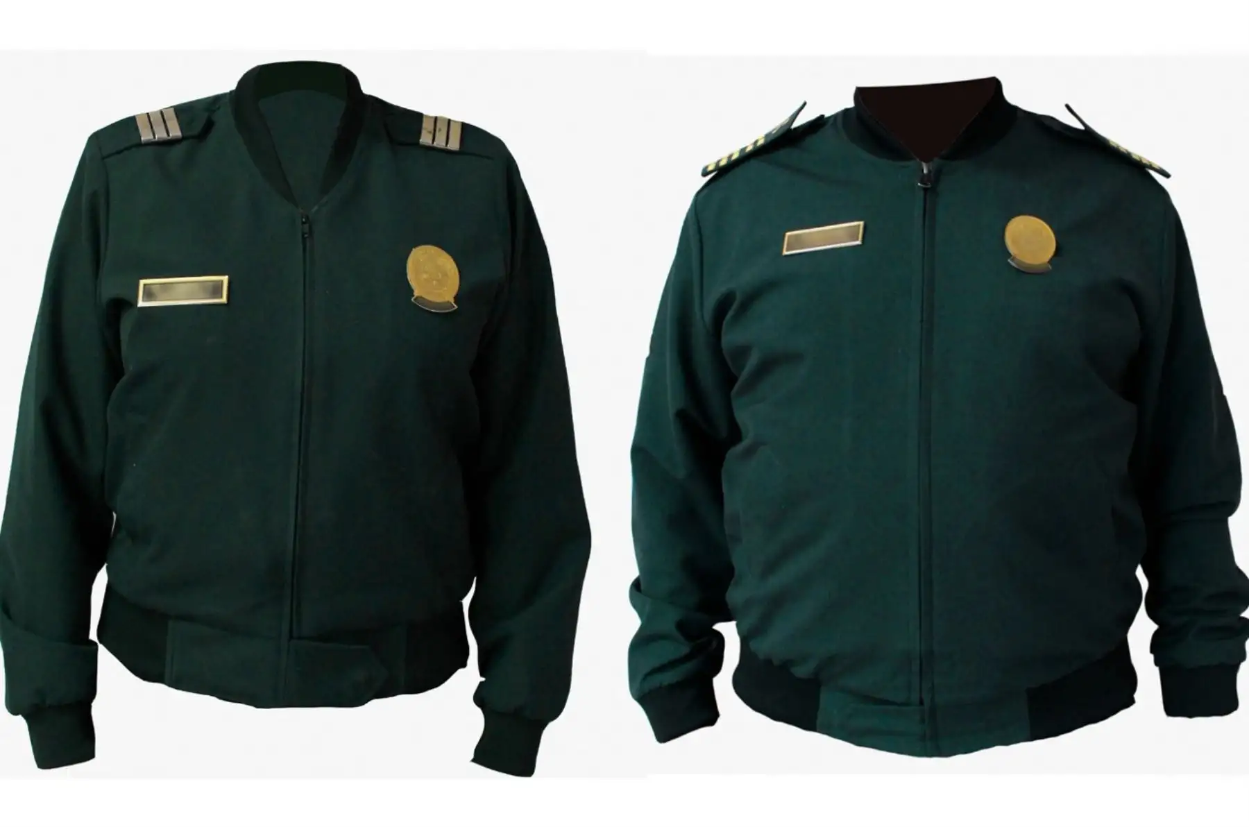 Casacas policiales de gabardina. ANDINA/Difusión