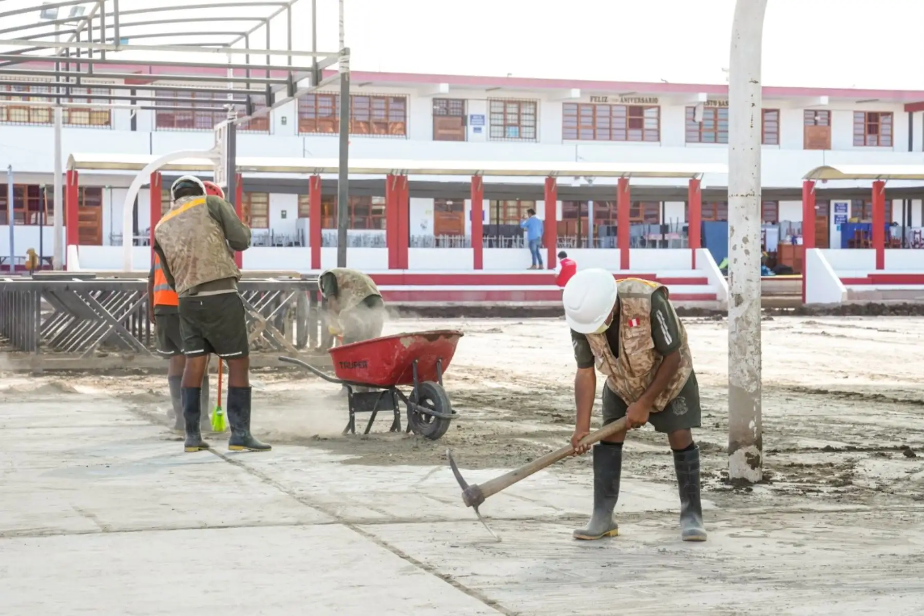 Las obras por impuestos permiten construir infraestructura pública en menor tiempo. ANDINA/Difusión