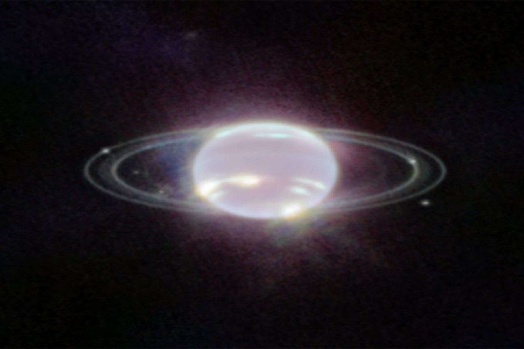 Telescopio James Webb capta la vista más clara de los anillos de Neptuno en décadas