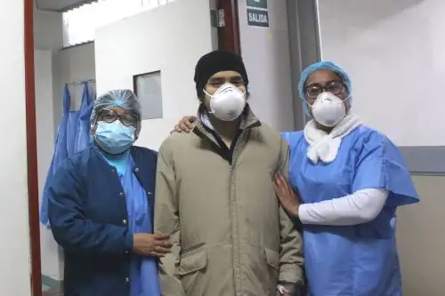Allen Jesús Ayala Saldívar recibió un trasplante renal en el Hospital Alberto Sabogal. Foto: EsSalud