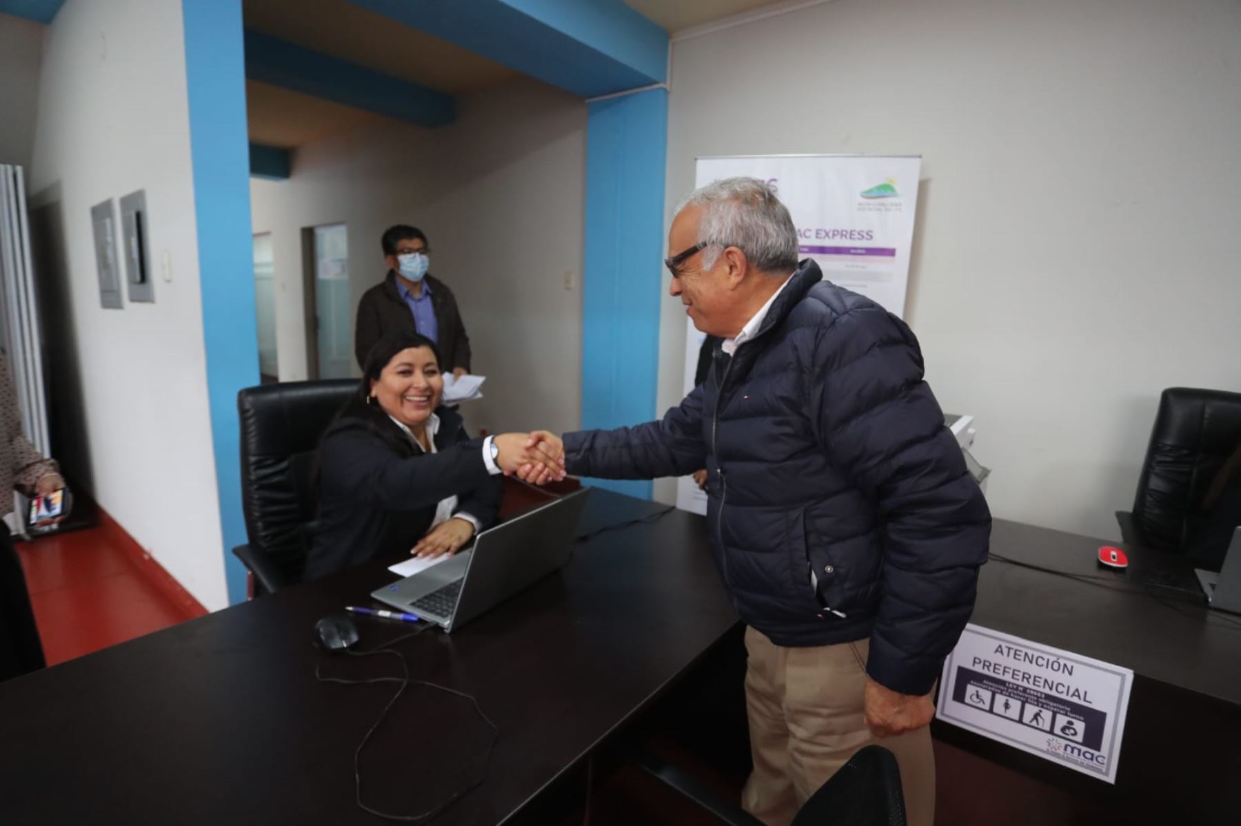 El presidente del Consejo de Ministros inauguró un centro MAC en Tacna. Foto: ANDINA/difusión.