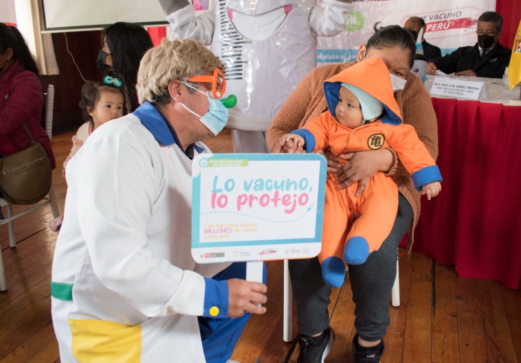 Cerca de 11,000 niños recibirán vacunas regulares durante la campaña de cierre de brechas en la región Tacna. ANDINA/Difusión