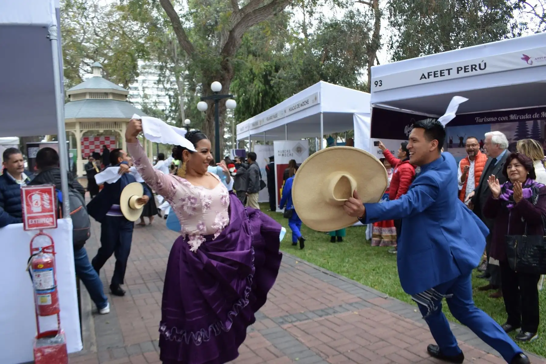 La II Feria Nacional e Internacional del Turismo 2022 que organiza Apavit, se realiza en el parque Reducto #2 de Miraflores. Foto: cortesía.