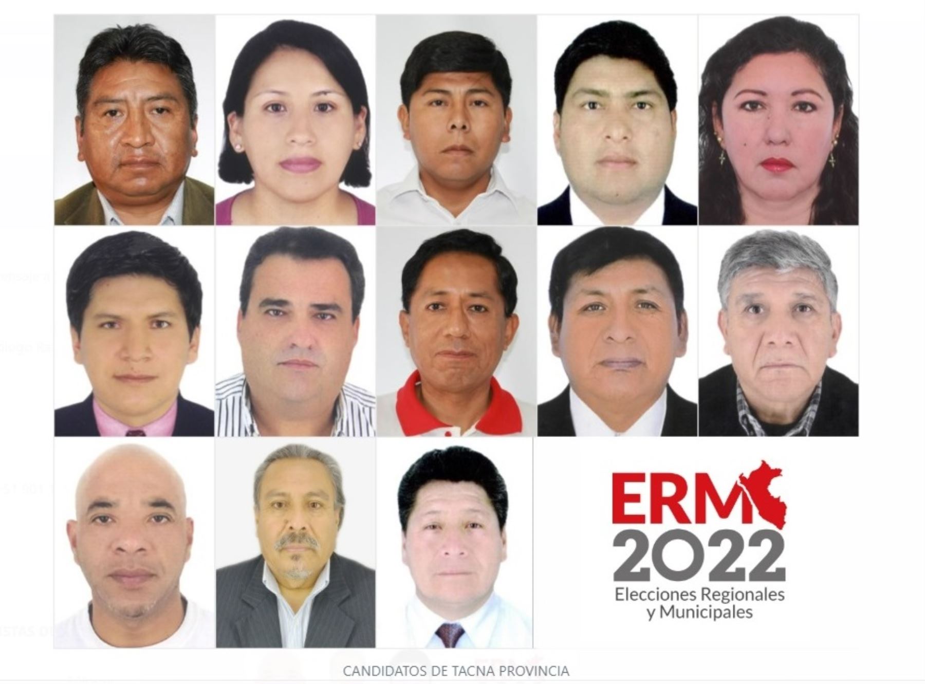 Conoce a las 32 listas que postulan a las cuatro municipalidades provinciales de la región Tacna que serán elegidas el 2 de octubre.