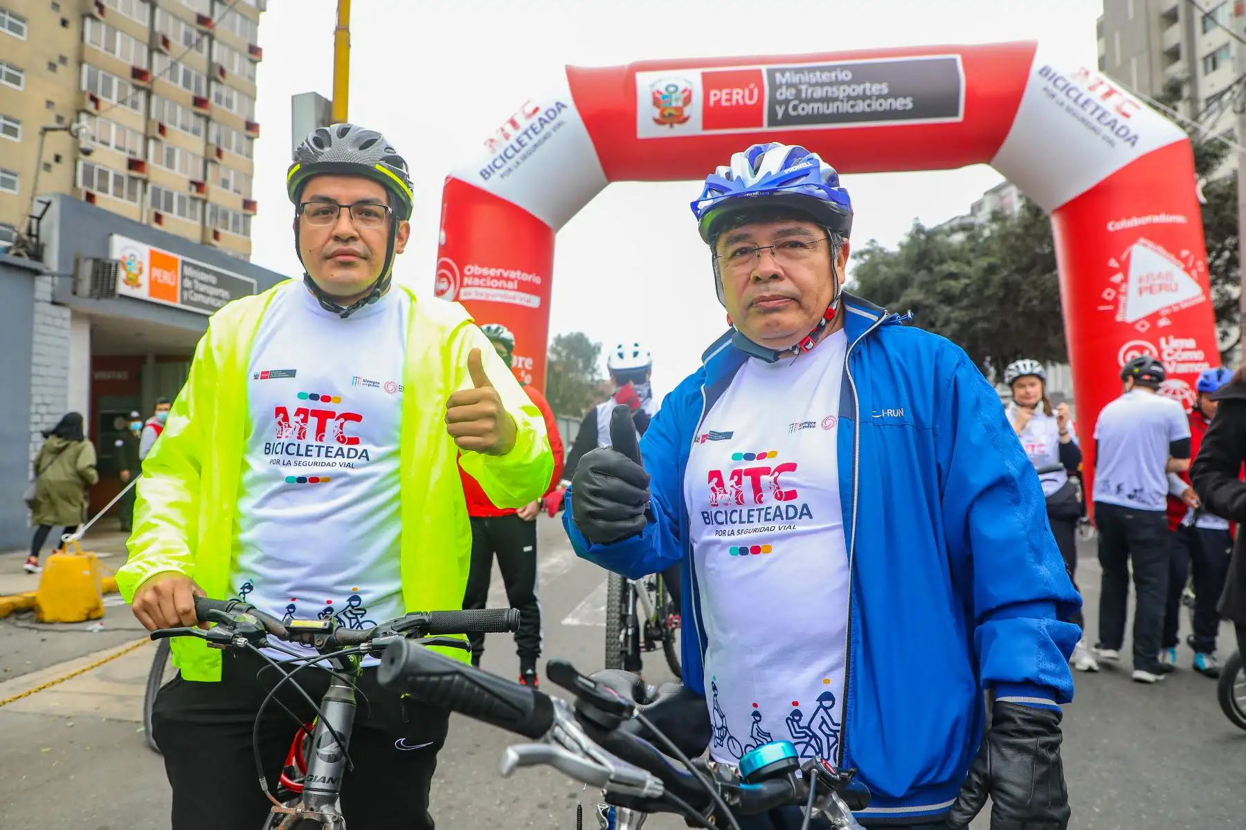 Ministerio de Transportes y Comunicaciones realizó Bicicleteada Nacional por la Seguridad Vial con el objetivo de concientizar y sensibilizar a la ciudadanía sobre la importancia de la seguridad vial y del respeto a todos los usuarios de las vías por igual. Foto: MTC