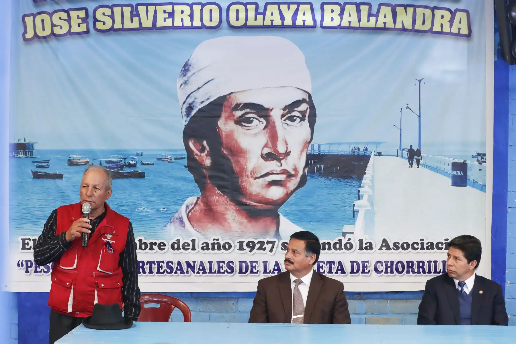 Presidente Pedro Castillo participa del X Congreso Nacional Ordinario de Pescadores Artesanales del Perú.
Foto: ANDINA/Presidencia Perú