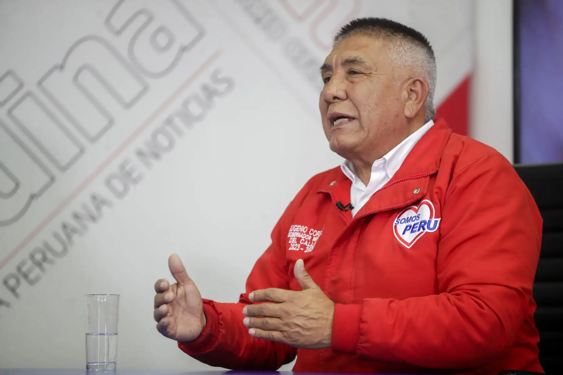 Entrevista a  Eugenio Córdova, candidato al Gobierno Regional del Callao por Somos Perú para Andina Canal Online.
Foto: ANDINA/Juan Carlos Guzmán Negrini