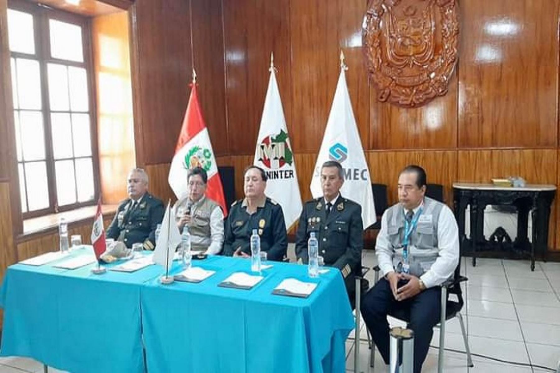 Sucamec y PNP presentaron 213 armas de fuego recuperadas en Tacna y Moquegua