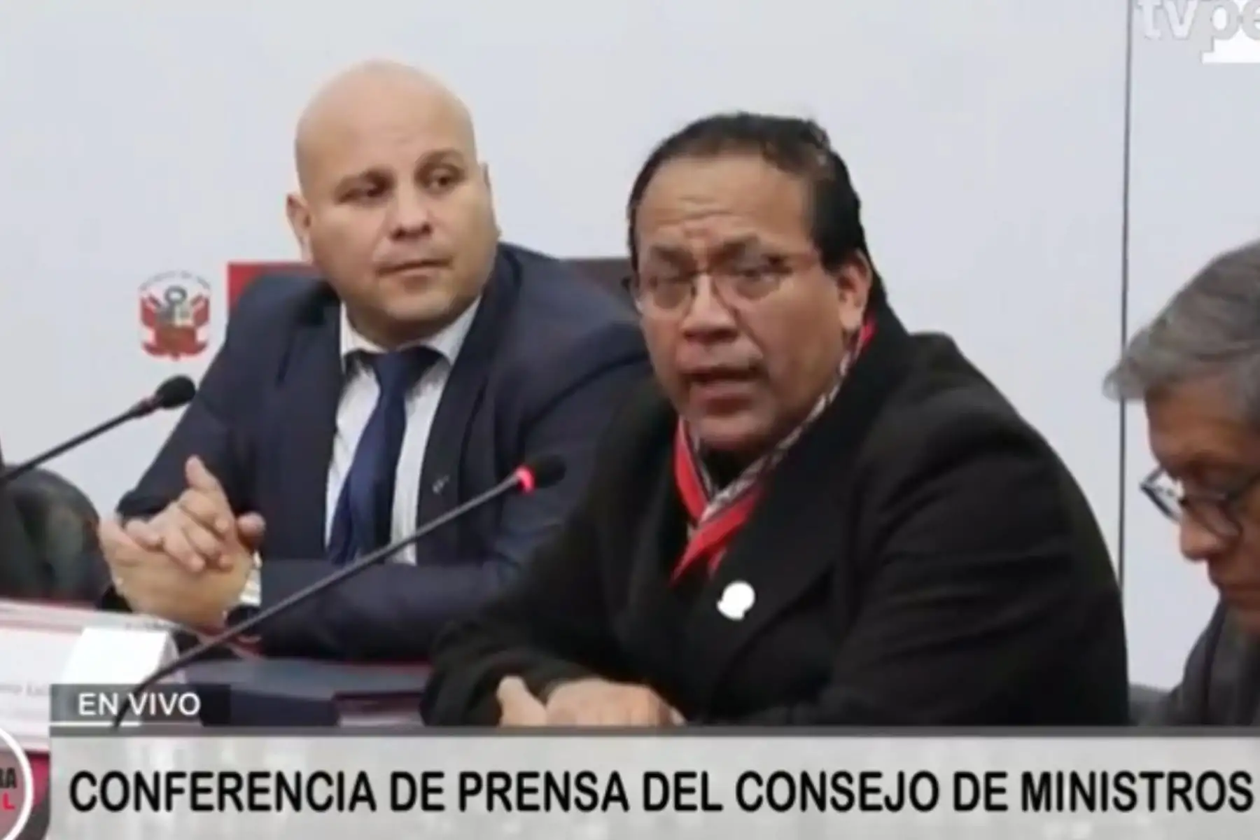 Ministro de Comercio Exterior y Turismo, Roberto Sánchez. Foto: captura TV.