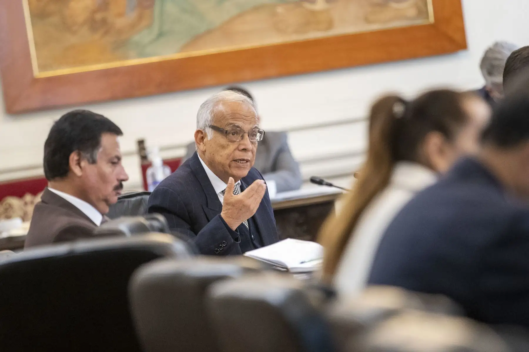 El presidente Pedro Castillo lidera una nueva sesión del Consejo de Ministros en la cual se evalúan temas de interés nacional, como los avances en la implementación del plan Impulso Perú y la situación de los principales proyectos de inversión pública-privada que se encuentran en ejecución.
Foto: ANDINA/Prensa Presidencia