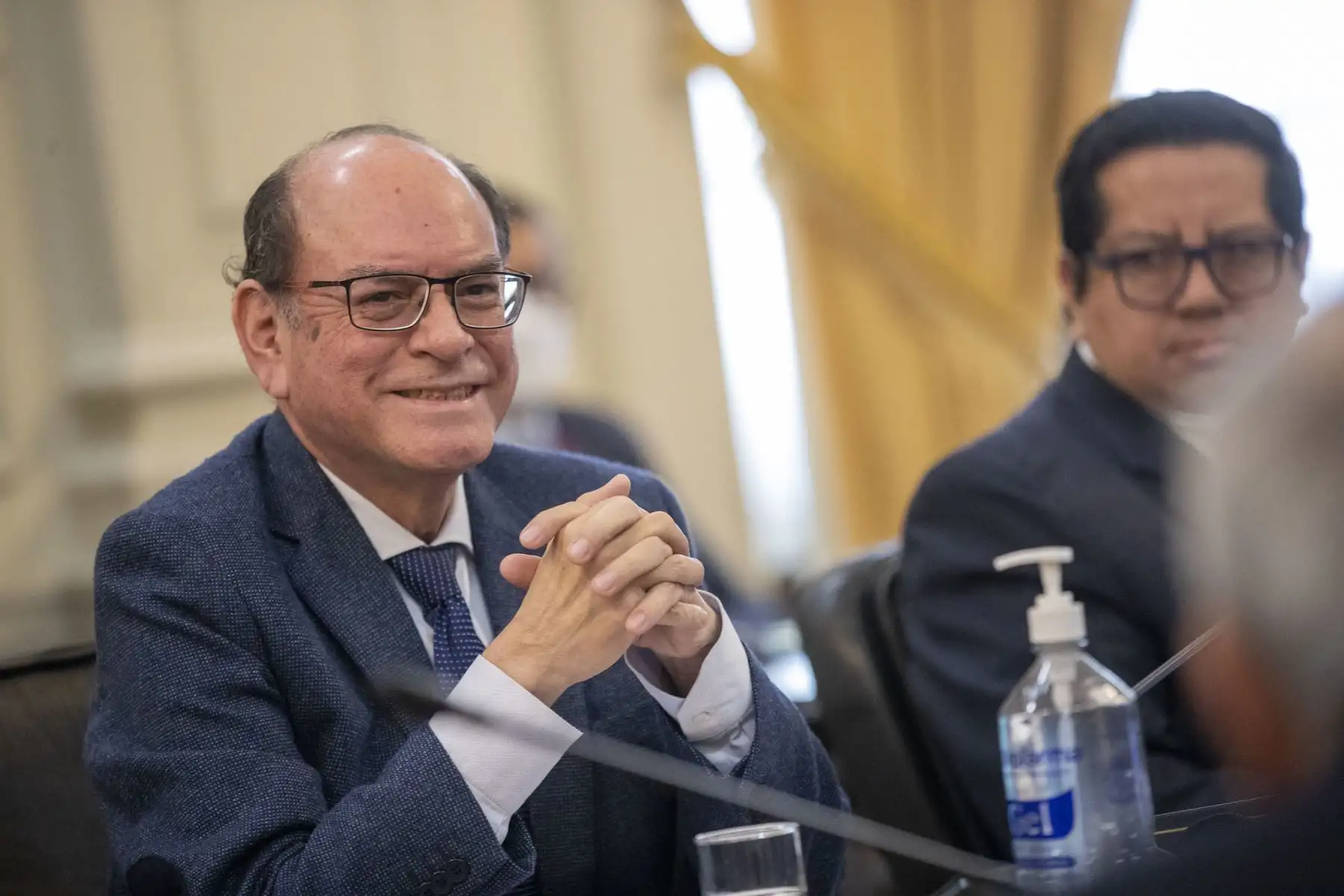 El presidente Pedro Castillo lidera una nueva sesión del Consejo de Ministros en la cual se evalúan temas de interés nacional, como los avances en la implementación del plan Impulso Perú y la situación de los principales proyectos de inversión pública-privada que se encuentran en ejecución.
Foto: ANDINA/Prensa Presidencia