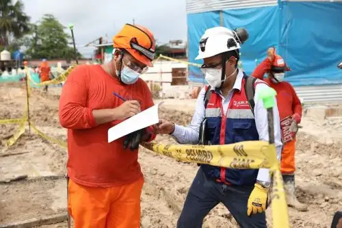 Fiscalización laboral a cargo de personal de Sunafil. Foto: cortesía.