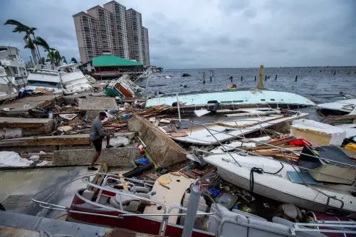 El huracán Ian fue uno de los eventos naturales más destructivos que se presentó este año. EFE