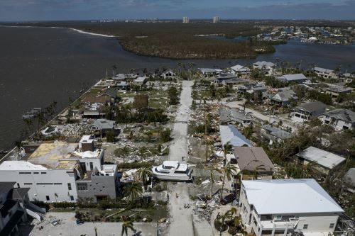 Esta fue la destrucción que el huracán Ian causó en Florida