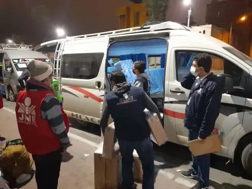 ODPE Santa desplaza material electoral a distritos y poblados alejados.