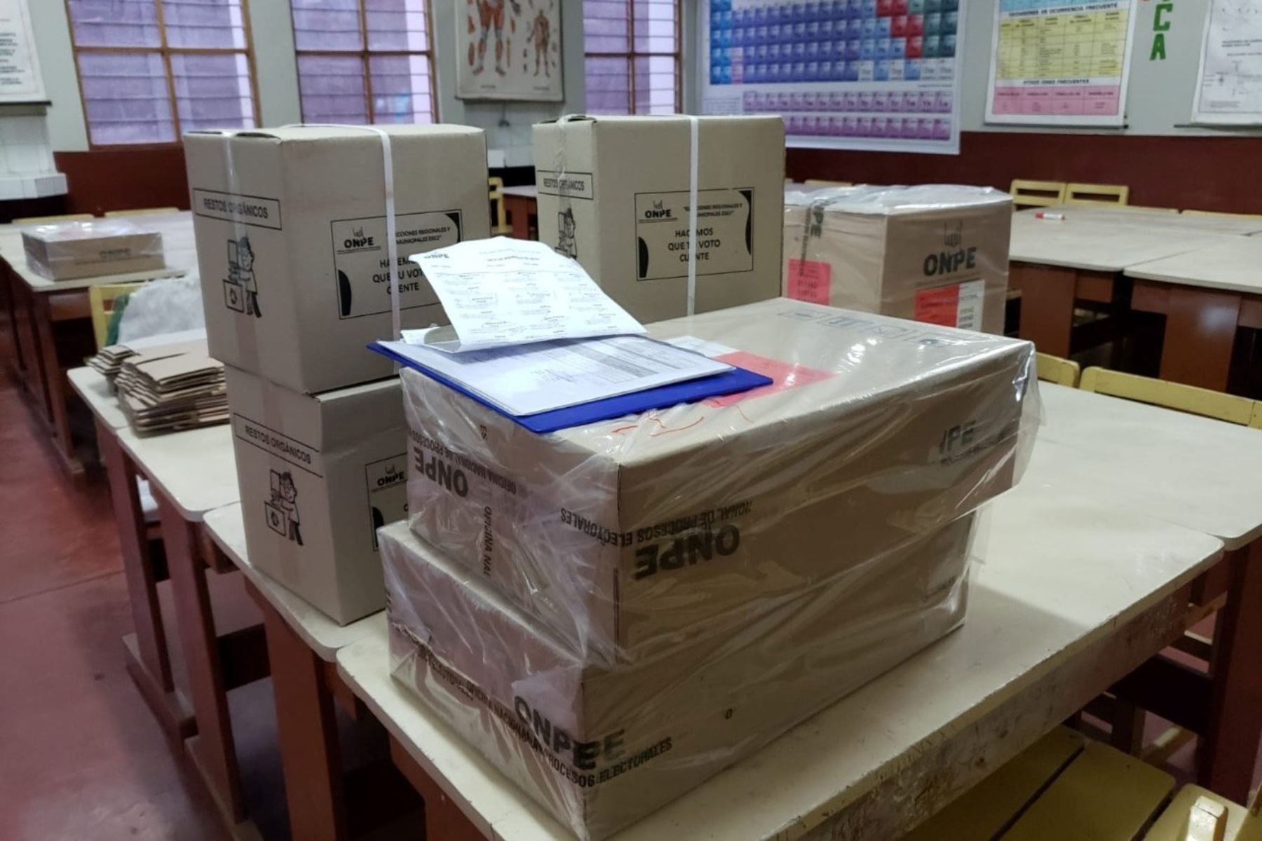 La distribución del material electoral en Loreto se desarrolla con normalidad. ANDINA