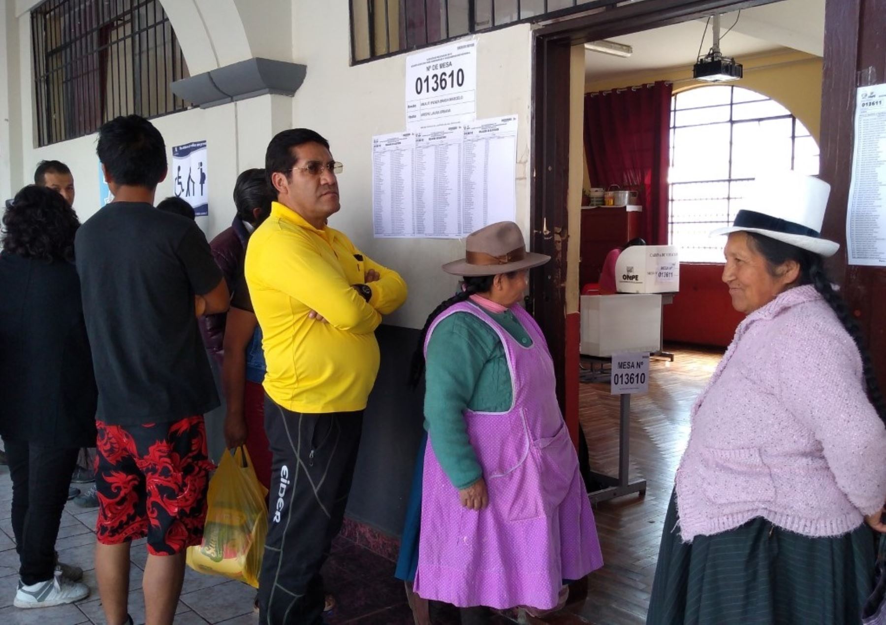 Más de 1 millón de ciudadanos participarán hoy de las elecciones regionales y municipales en la región Cusco. ANDINA/Difusión