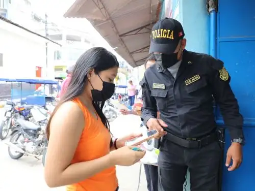 Alrededor de 3,000 policías brindan seguridad durante jornada electoral que se desarrolla hoy en la región Lambayeque. ANDINA/Difusión