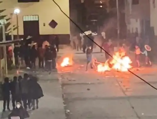 Una persona falleció en el distrito de Marcabal, provincia de Sánchez Carrión, región La Libertad, tras enfrentamientos con la Policía. ANDINA/Difusión