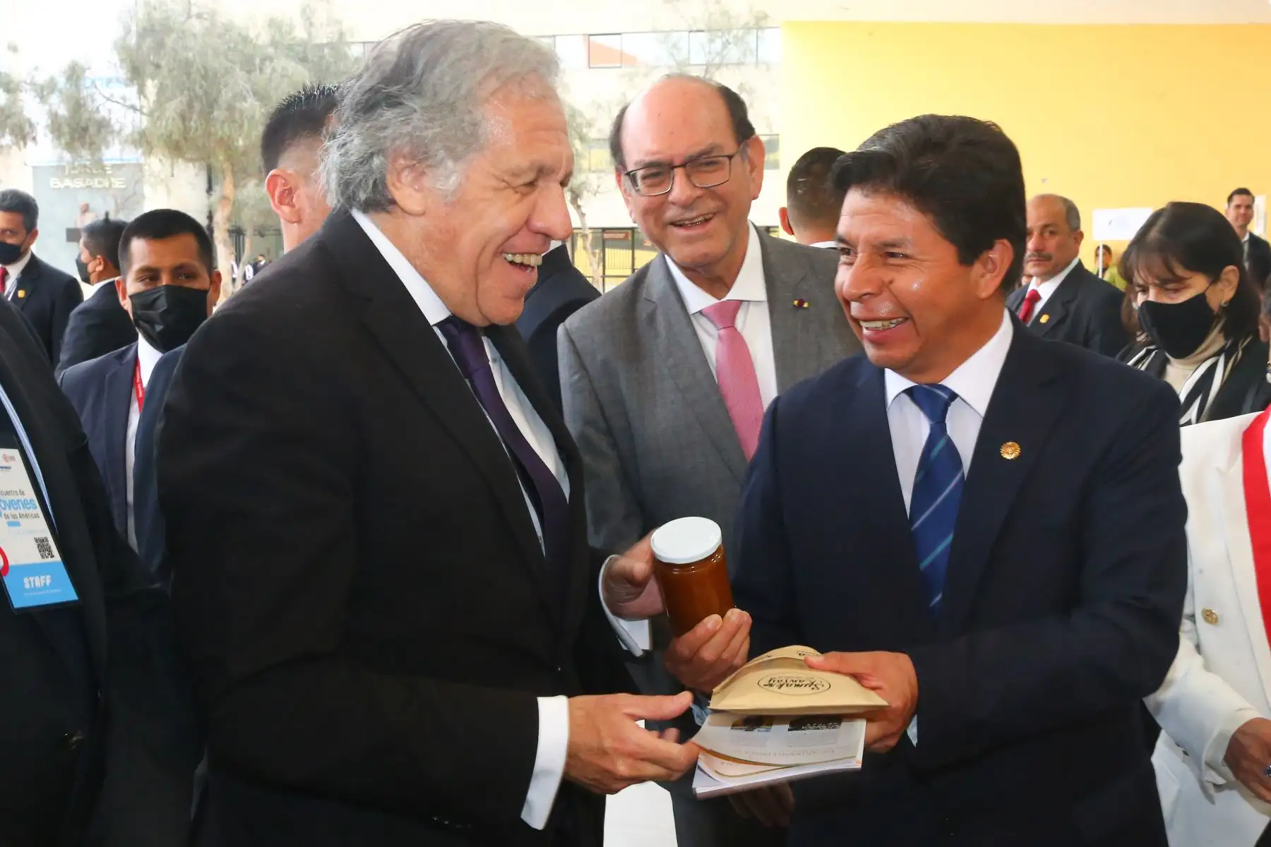 El presidente de la República, Pedro Castillo Terrones, inauguró el I Encuentro de Jóvenes de las Américas: Perú 2022, que congrega a más de 400 jóvenes, en el marco de la próxima apertura de la 52° Asamblea General de la OEA. Foto: ANDINA/Prensa Presidencia