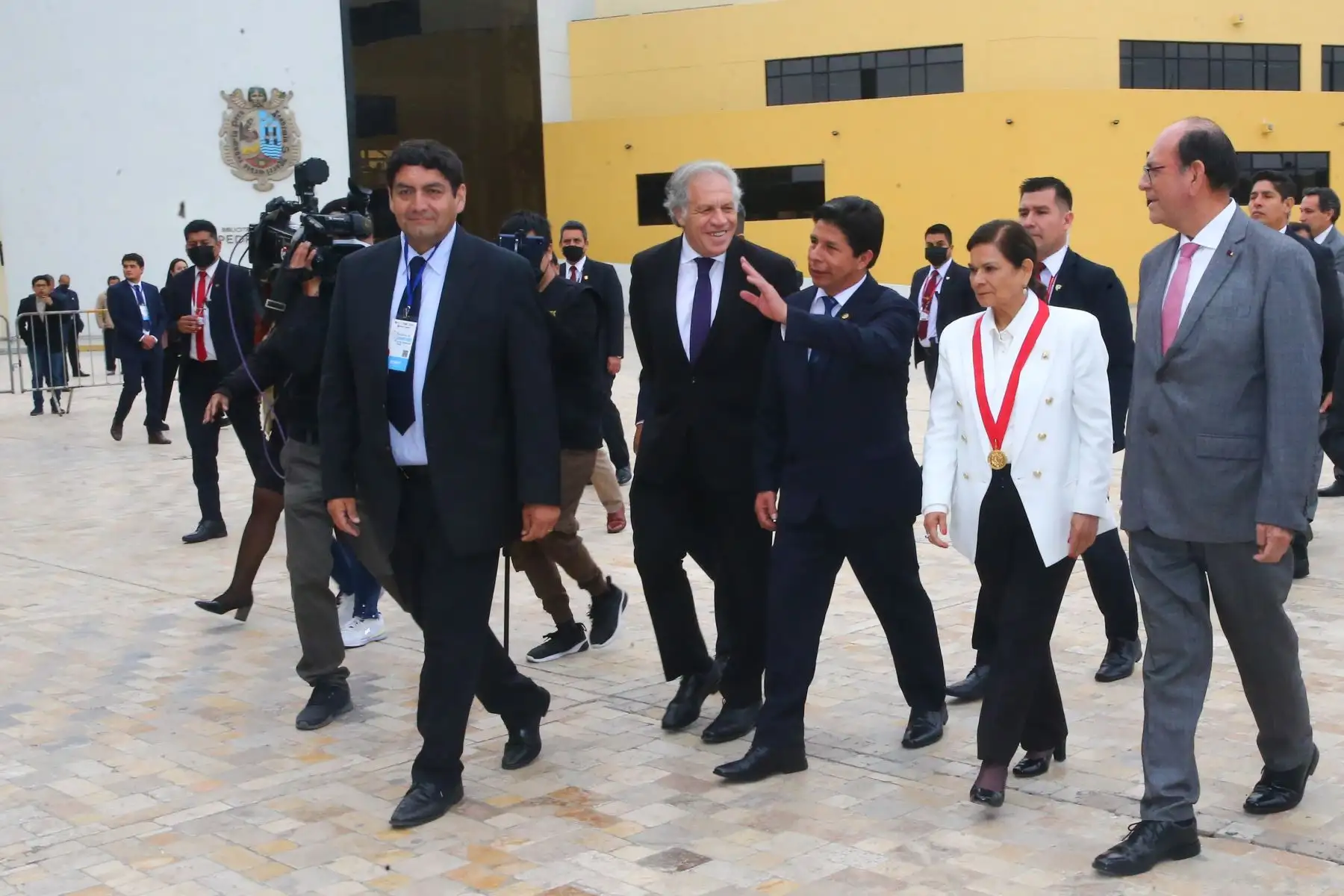 El presidente de la República, Pedro Castillo Terrones, inauguró el I Encuentro de Jóvenes de las Américas: Perú 2022, que congrega a más de 400 jóvenes, en el marco de la próxima apertura de la 52° Asamblea General de la OEA. Foto: ANDINA/Prensa Presidencia