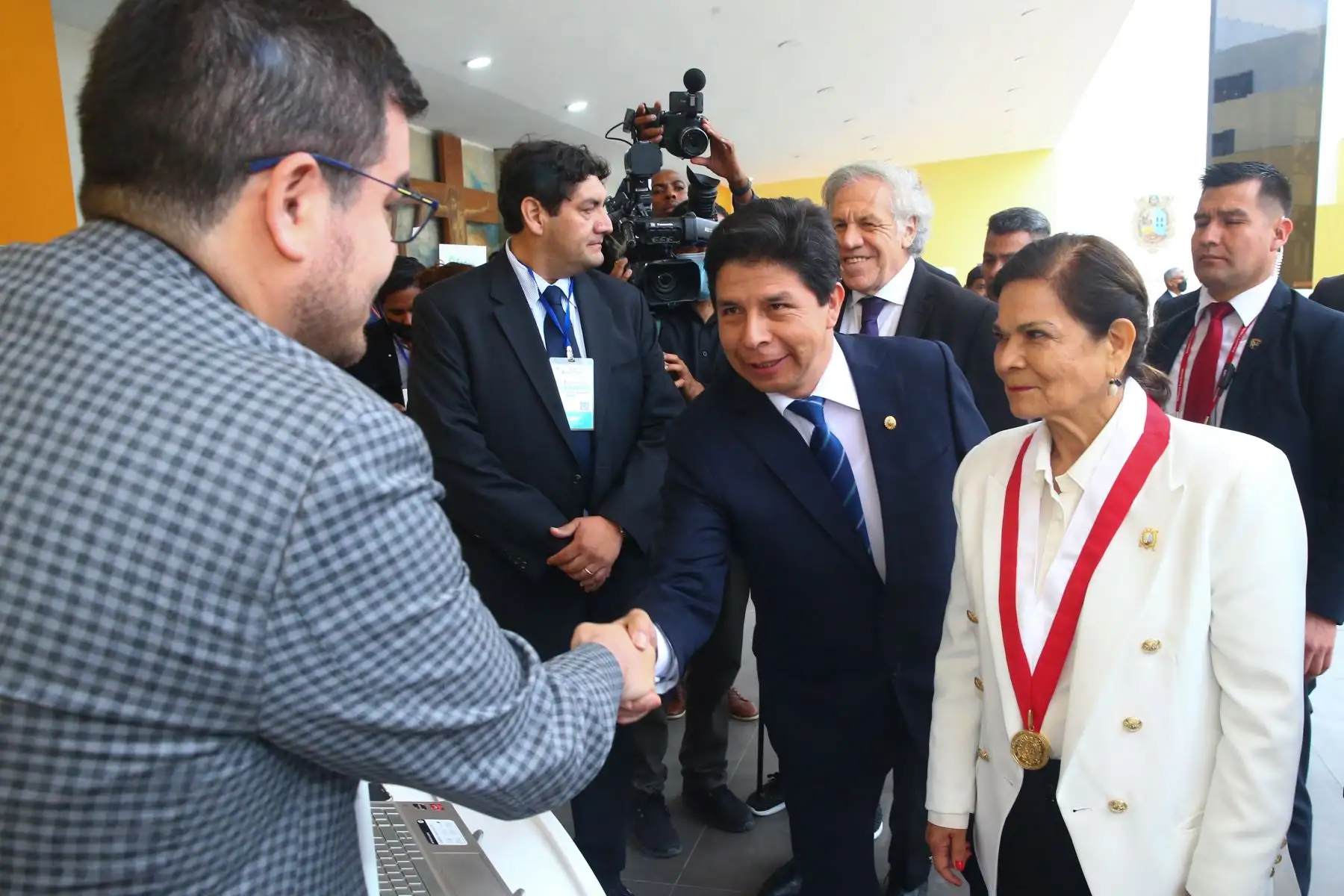 El presidente de la República, Pedro Castillo Terrones, inauguró el I Encuentro de Jóvenes de las Américas: Perú 2022, que congrega a más de 400 jóvenes, en el marco de la próxima apertura de la 52° Asamblea General de la OEA. Foto: ANDINA/Prensa Presidencia