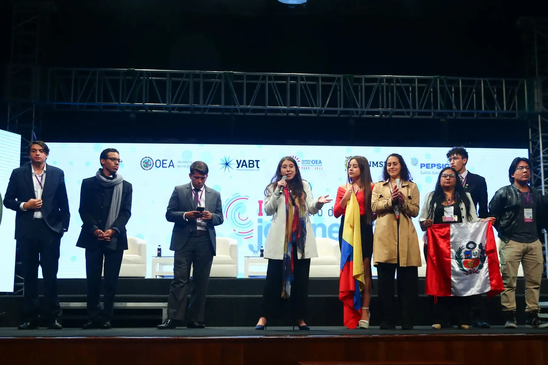 El presidente de la República, Pedro Castillo Terrones, inauguró el I Encuentro de Jóvenes de las Américas: Perú 2022, que congrega a más de 400 jóvenes, en el marco de la próxima apertura de la 52° Asamblea General de la OEA. Foto: ANDINA/Prensa Presidencia