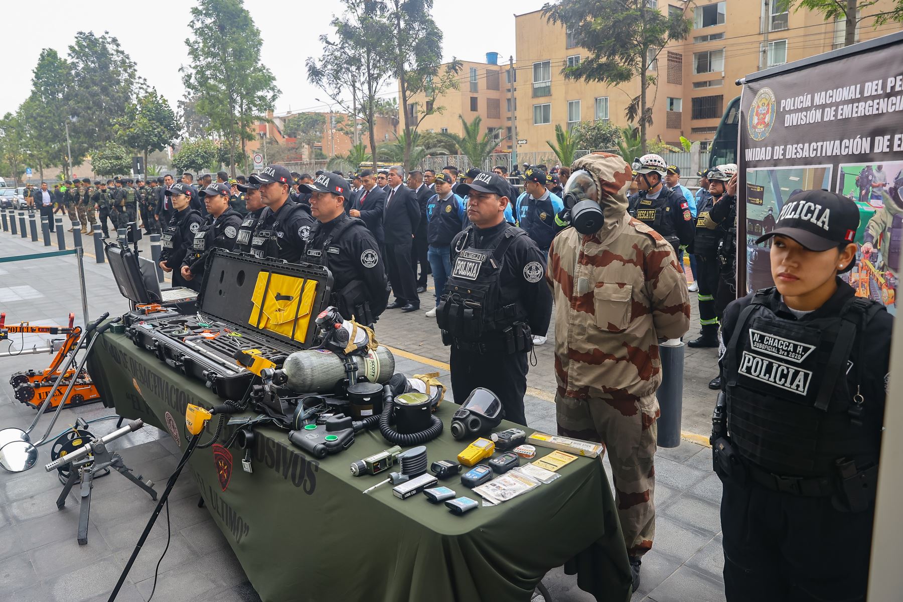 Más de 3,000 policías brindarán seguridad durante la 52 Asamblea General de la Organización de Estados Americanos (OEA), que se realizará en Lima del 5 al 7 de octubre. 
Foto: ANDINA/Andrés Valle