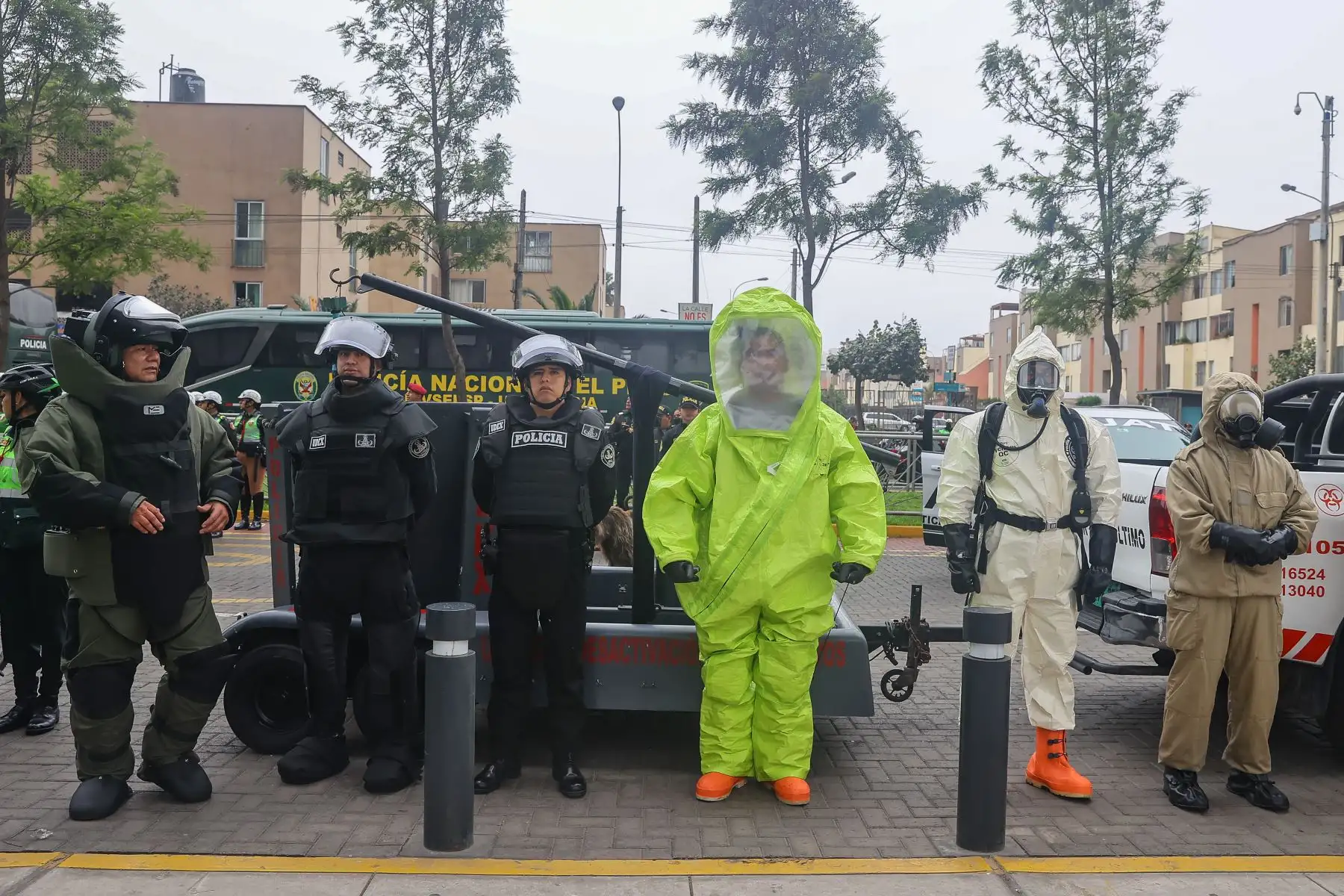 Más de 3,000 policías brindarán seguridad durante la 52 Asamblea General de la Organización de Estados Americanos (OEA), que se realizará en Lima del 5 al 7 de octubre. 
Foto: ANDINA/Andrés Valle