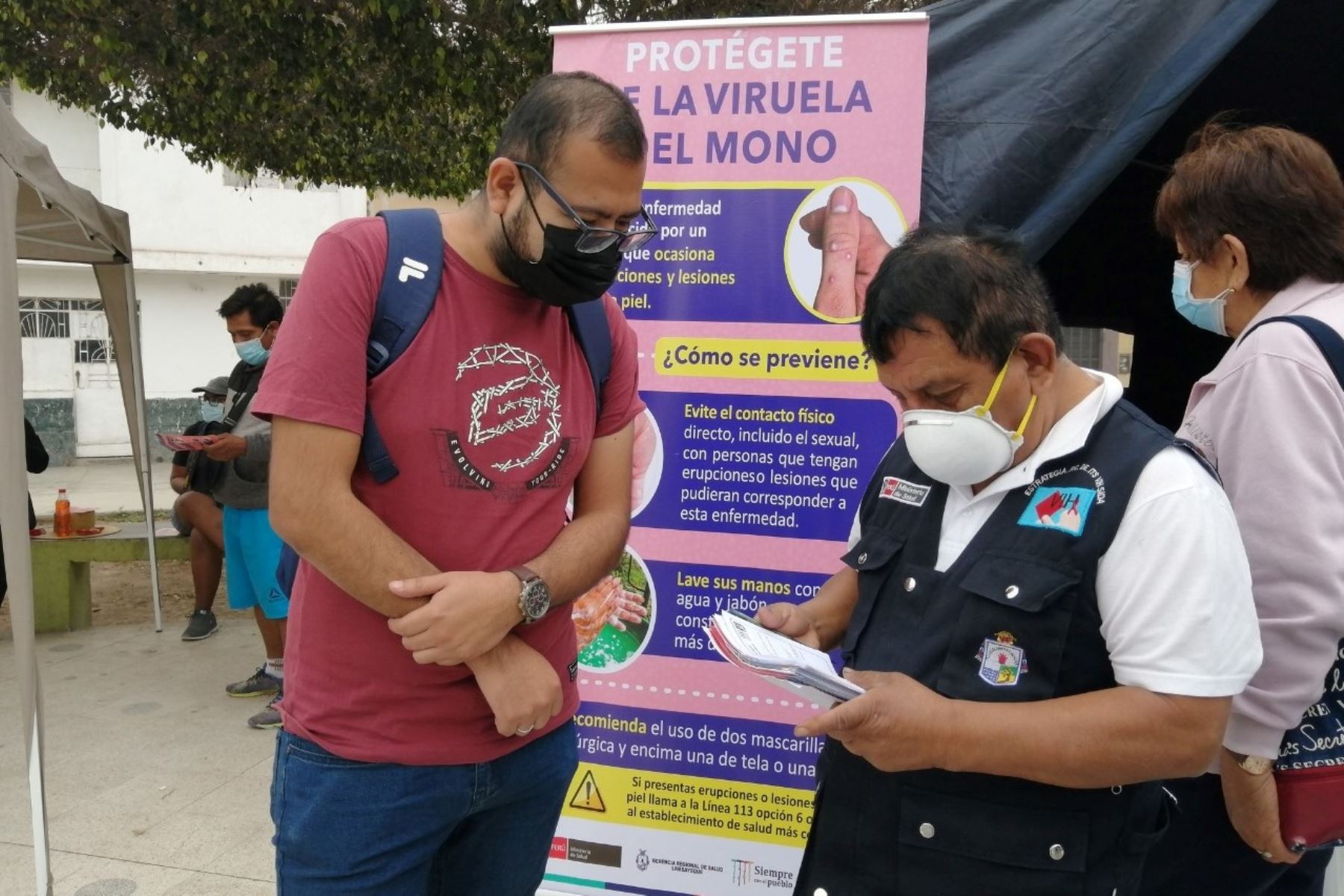 Campaña informativa para frenar la viruela del mono en Lambayeque.