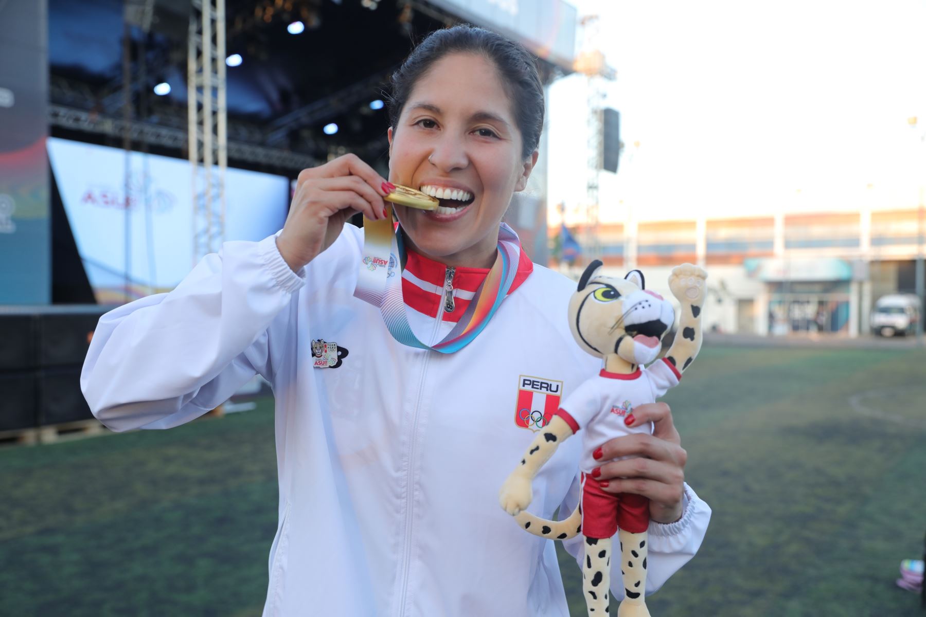 Alexandra Grande es una de las protagonista en los Juegos Suramericanos Asunción 2022.
