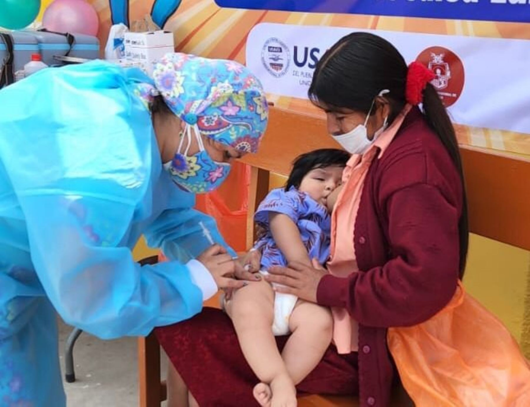 Lambayeque inicia este fin de semana la campaña de vacunación contra el covid-19 a menores de 5 años. ANDINA/Difusión