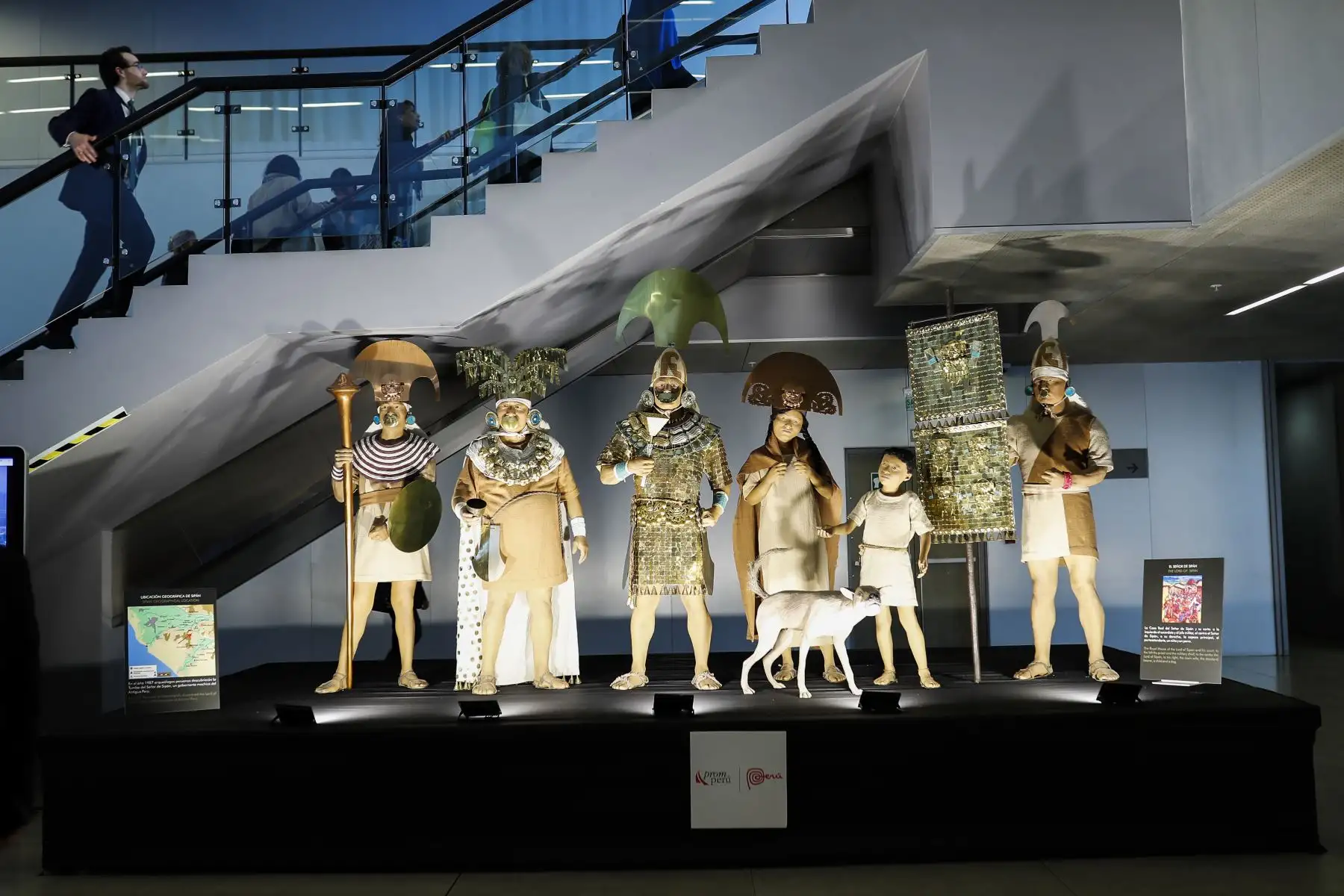 Marca Perú y riquezas de nuestro país se lucen en la 52 Asamblea General de OEA. En la imagen la exhibición del Señor de Sipán, en el CC Lima, en San San Borja. Foto: ANDINA/Renato Pajuelo