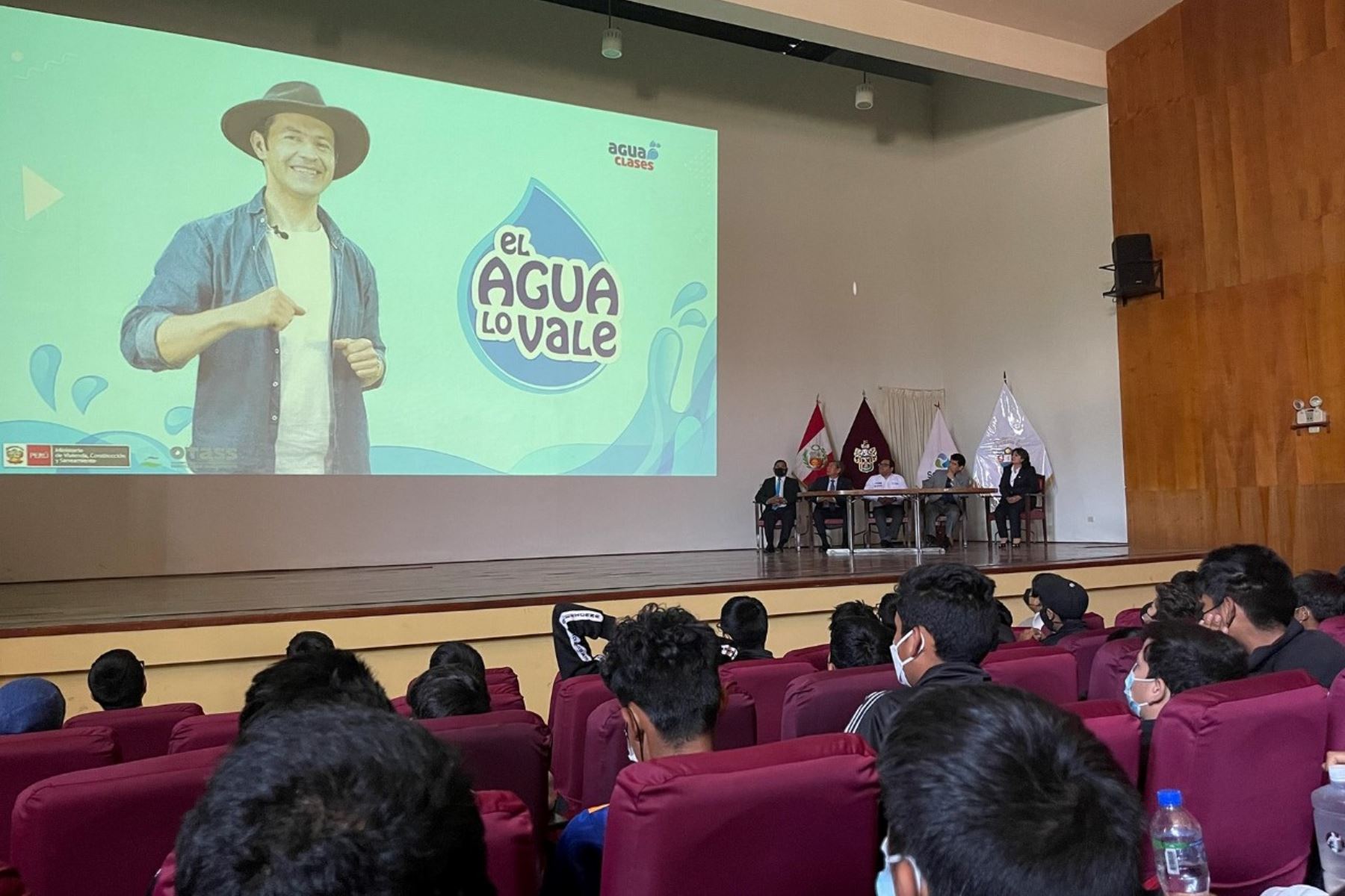 Con Agua Clases, el Otass difunde la cultura del agua entre escolares de todo el país. Foto: Otass/Difusión.