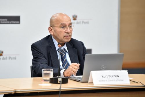 Ministro de Economía y Finanzas, Kurt Burneo. Foto: Cortesía.