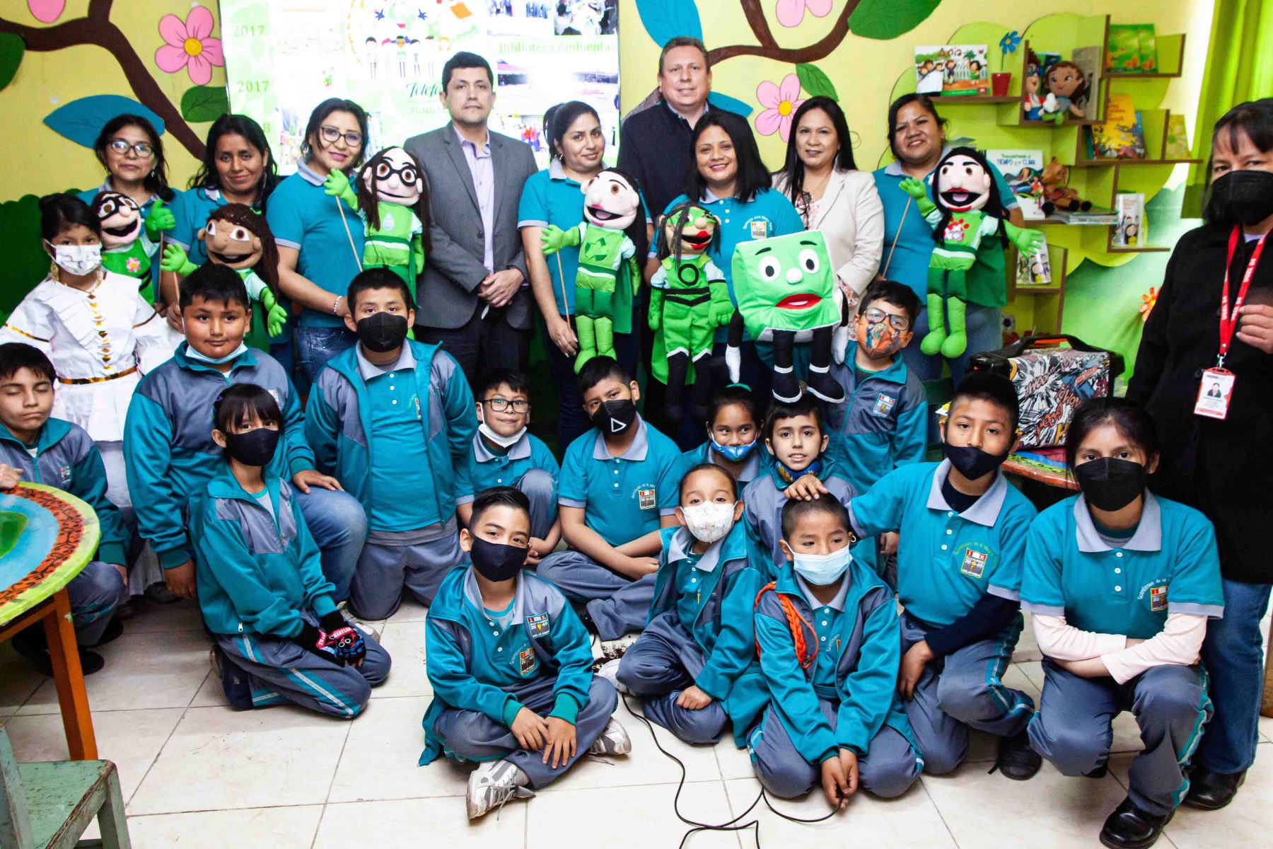 Más de 700 niños y niñas peruanos celebran la cosecha de los jardines TiNi junto a IntegraMédica y el programa Huellas de Cambio de Bupa Global Latinoamérica. Foto: ANDINA/Difusión