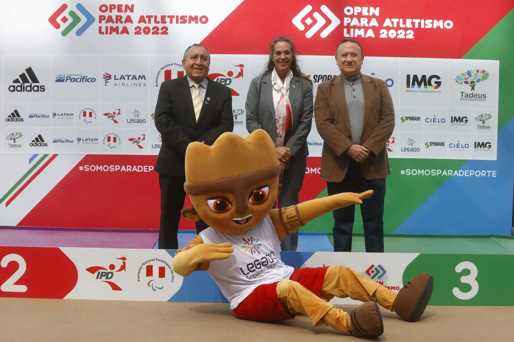 Ceremonia de inicio de las competencias del “Open Paraatletismo Lima 2022”. Foto: ANDINA/Vidal Tarqui