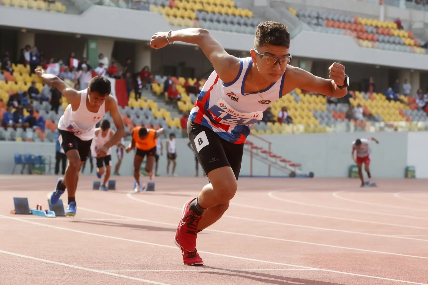 Inicio de las competencias del “Open Paraatletismo Lima 2022”. Foto: ANDINA/Vidal Tarqui