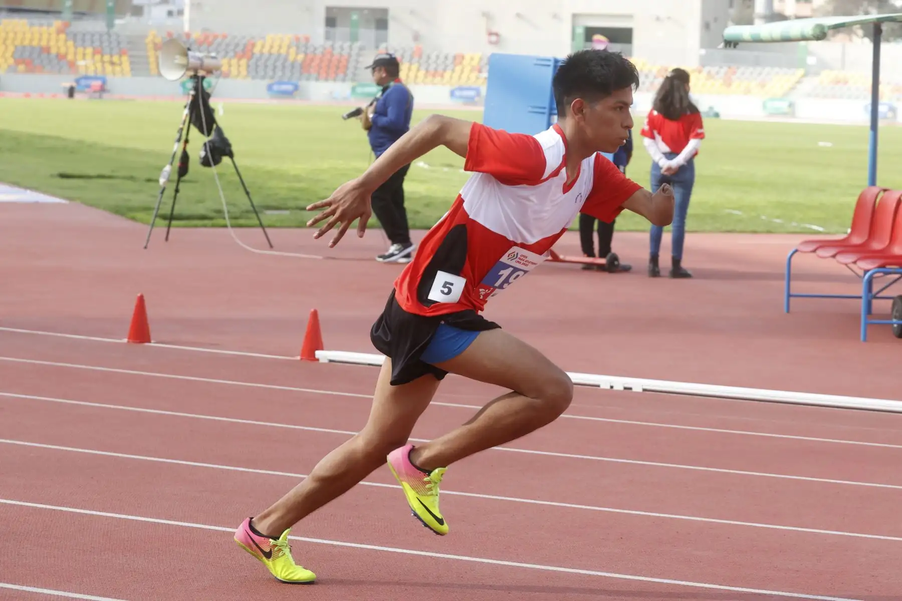 Inicio de las competencias del “Open Paraatletismo Lima 2022”. Foto: ANDINA/Vidal Tarqui