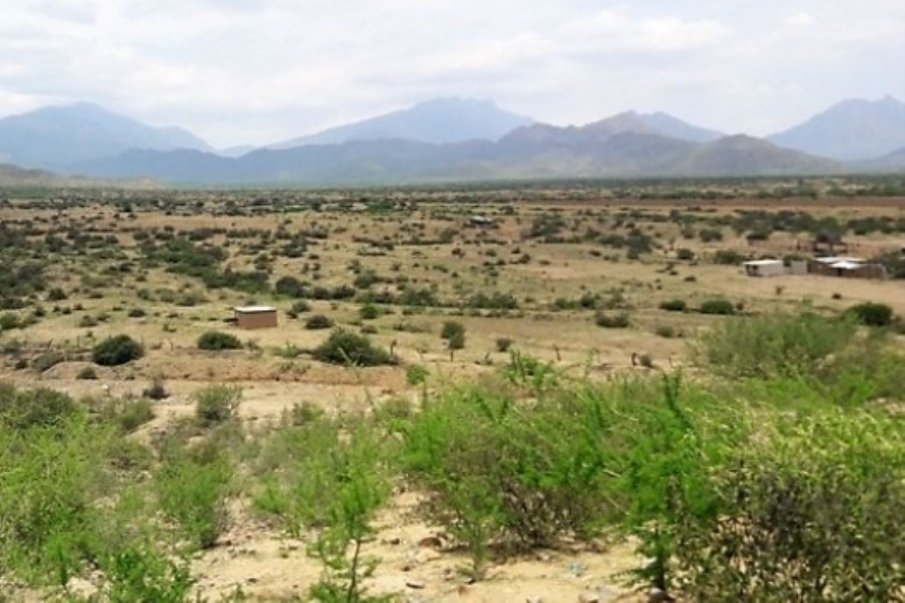 Sector del sitio arqueológico El Pueblo en la región Lambayeque. Foto: Difusión.
