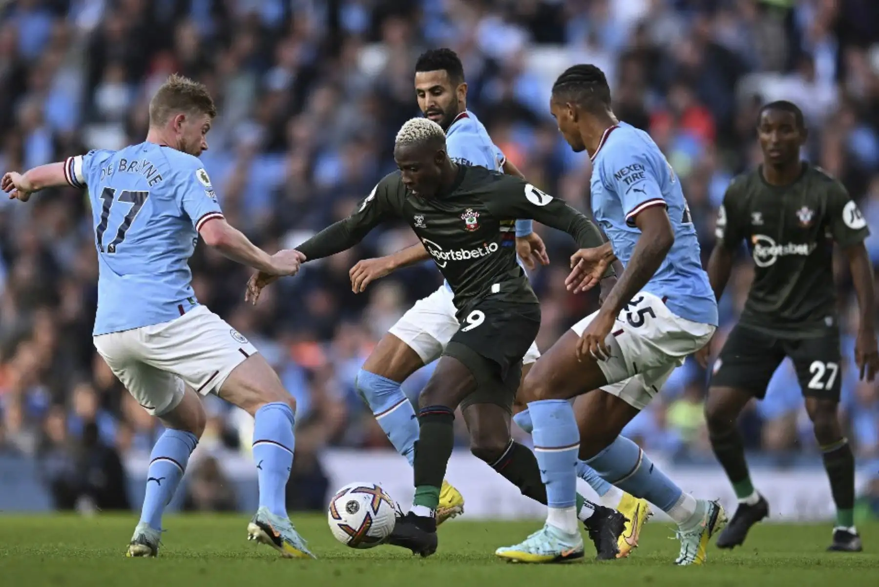 Manchester City derrotó 4 a 0 al Southampton

Foto: AFP