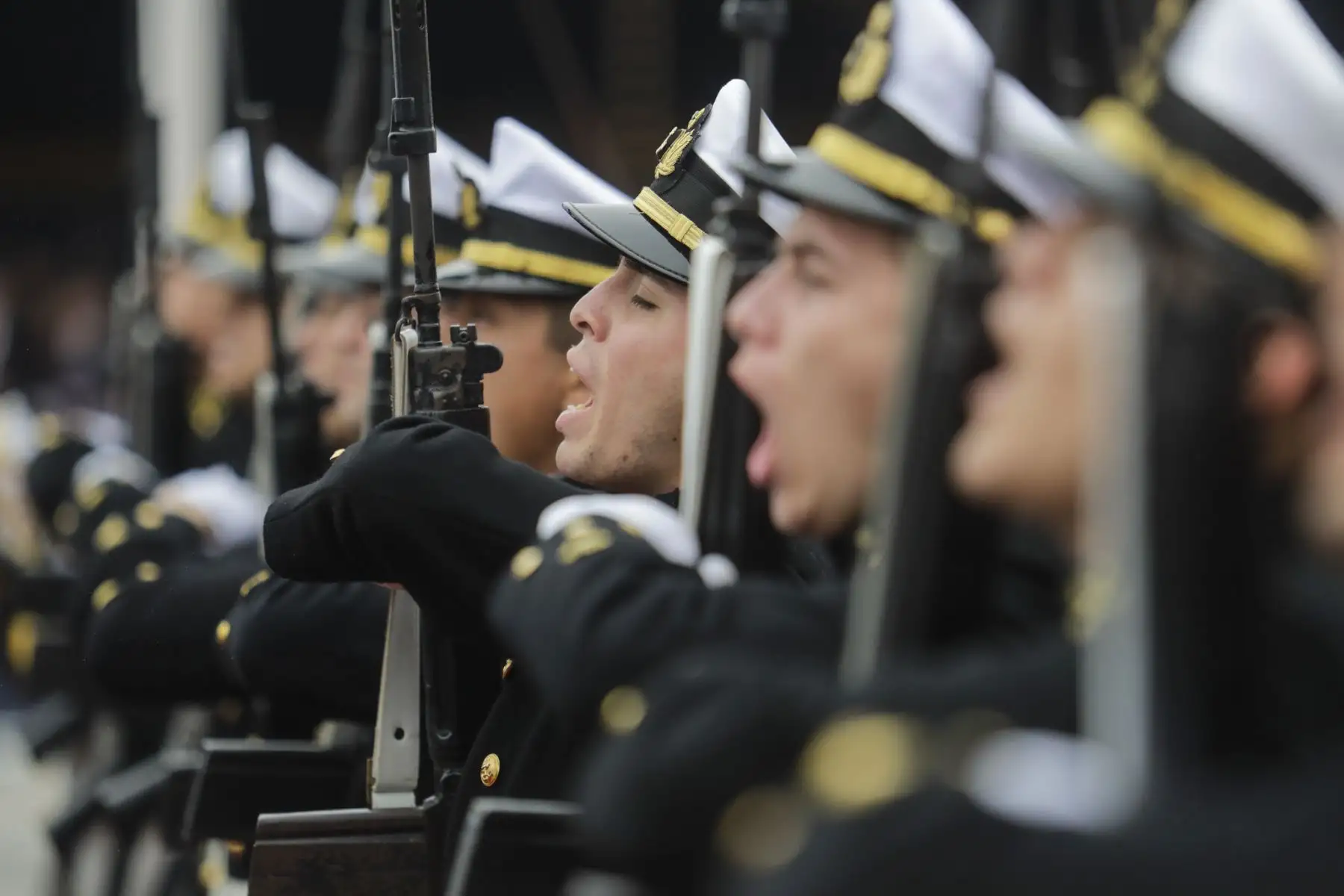Presidente Pedro Castillo participa en Ceremonia por el 201 aniversario de la Marina de Guerra del Perú y conmemoración por el 143 aniversario del Combate de Angamos

Foto: ANDINA/Prensa Presidencia