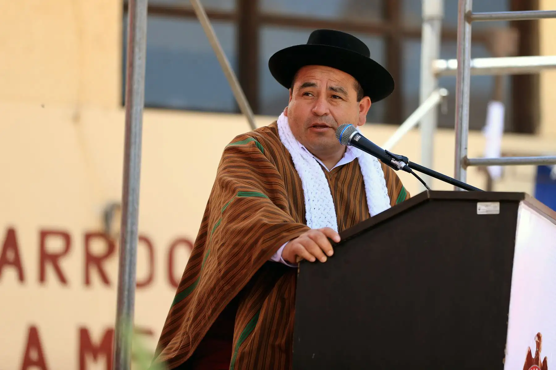 El presidente de la República, Pedro Castillo, presidió ceremonia de conmemoración por el 208 aniversario de la primera jura de la independencia de Cangallo, en Ayacucho. Fue recibido por el gobernador regional de Ayacucho, Carlos Rúa Carbajal y autoridades locales. Foto: ANDINA/Prensa Presidencia