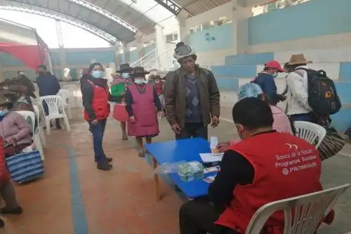 Programa Contigo hace pago de pensión a domicilio a personas con discapacidad severa